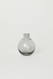 Mini Vase En Verre Transparent Gris Home All H M Ca Mini Vase Large Glass Vase Small Glass Vases