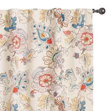 Check out our multi colored drapes selection for the very best in unique or custom, handmade pieces from our curtains & window treatments shops. Multicolored Corinne Concealed Tab Top Curtains Set Of 2 World Market