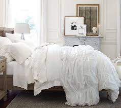 Our quick and easy fluffy bed under 5 minutes! 3 Ways To Make An All White Bed Pottery Barn