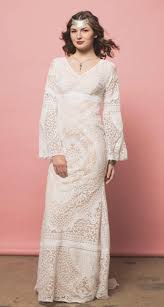 2 piece bohemian lace wedding dress with kimono sleeves | etsy. The Best Etsy Bohemian Wedding Dresses Junebug Weddings
