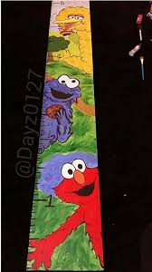 Sesame Street Growth Chart Elmo Cookie Monster Big Bird