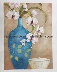 The image shown is the photo of the painting you actually receive. China Wall Art Handmade Oil Painting Flower Acrylic Canvas Painting China Canvas Painting And Oil Painting Price
