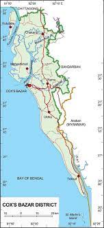 Cox S Bazar District Map 3: Map Of Cox's Bazar District | Download Scientific Diagram