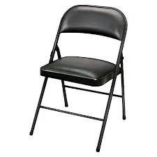 Folding Chair Vinyl Padded Black Plastic Dev Group Folding Chair Padded Folding Chairs Durable Chairs