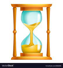 Old Sand Hourglass Flow Time Leak Running Timer Concept 3d Design Isolated Vector Icon Illustration Dow Sand Hourglass Running Timer Vector Icons Illustration