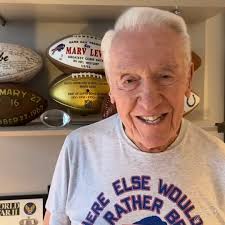 𝐖𝐡𝐞𝐫𝐞 𝐞𝐥𝐬𝐞 𝐰𝐨𝐮𝐥𝐝 𝐲𝐨𝐮 𝐫𝐚𝐭𝐡𝐞𝐫 𝐛𝐞?! You know Marv  Levy is cheering his Bills