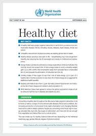 The simulated diets were composed of individual foods, chosen on the . Healthy Diet