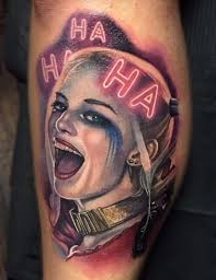 Traditional eagle and harley logo tattoo. 50 Amazing Harley Quinn Inspired Tattoo Designs And Margot Robbie S Harley Quinn Tattoos Tattoo Me Now