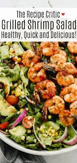 Jan 15, 2014 · in a medium bowl, whisk together olive oil, parmesan, garlic, brown sugar, soy sauce and red pepper flakes. Grilled Shrimp Salad Recipe With Homemade Dressing The Recipe Critic