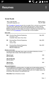 The word format is easily opened by many devices, programs, and systems. Readymade Resume Formats Word For Android Apk Download