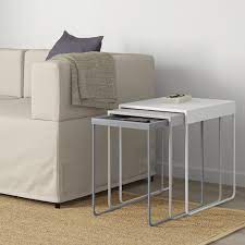 It's very easy to do: Granboda Nesting Tables Set Of 3 Ikea