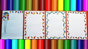 Chart Paper Border Decoration Ideas For School