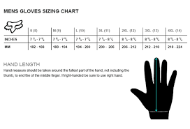 These tables are a general guide for determining which glove size an athlete needs: Fox Ranger Glove Sizing Singletrack Magazine Forum