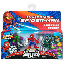 Find great deals on ebay for ultimate spider man toys. Amazing Spiderman Super Hero Squad 3pack Super Villan Surprise Spiderman Doc Marvel Spiderman Super Hero Squad Figure 3 Pack From Hasbr By Hasbro Ship From Us Walmart Com Walmart Com
