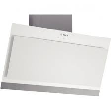 Bosch Hotte Decorative Inclinee 90cm Evacuation Recyclage 660m3 H Blanc Dwk09g620 Vente Petit Electromenager Et Gros Electromenager