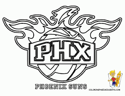 Flags, emblems and logos coloring book. Nba Logo Coloring Pages Basketball Coloring Pictures Basketball Coloring Home