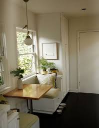 In a small apartment, shrink down a breakfast nook with two side chairs and a slim bistro table. Breakfast Nooks For Small Kitchens Ideas On Foter