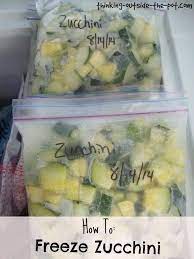 How To Freeze Zucchini Thinking Outside The Pot Freezing Zucchini Canning Recipes Recipes