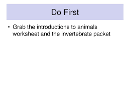 Introduction to invertebrates lesson plan template and teaching resources. Work Sheet On Introduction To Inverta Brate Invertebrate Classification Read Biology Ck 12 Foundation Introduction To Invertebrates Science Year 1 Lesson Desired Result The Children Will Be Able To Describe Saewa Nah