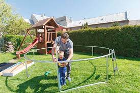 Lay out the pieces that make up the circular frame to get an idea of how big the trampoline will be. How To Put A Trampoline Together Our Easy Guide For New Owners Trampoline Choice