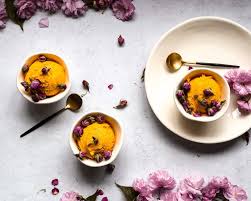 Safran Eis Mit Rosenwasser Klara Ida Rosenwasser Rosen Wasser Rezepte