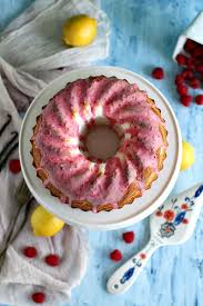 Raspberry Angel Food Cake Rezept Lebensmittel Backen Kuchen