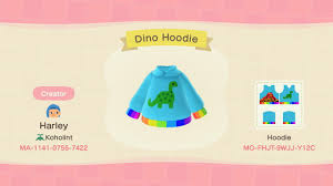 Dino Hoodie Animal Crossing Animal Crossing Game Animal Crossing Qr