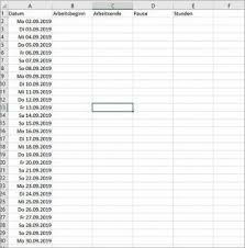 Wieviele arbeitstage hat das jahr 2021? Eine Arbeitszeittabelle Erstellen So Funktioniert Die Arbeitszeiterfassung Mit Excel