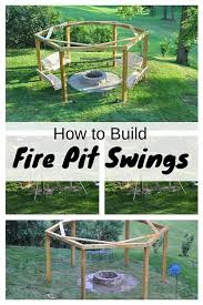 How To Build Fire Pit Swings Grand Jardin Paysager Balancoire Jardin Grande Cour