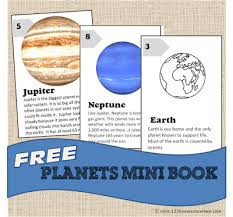 Historical models of the solar system vocabulary: Free Printable Planet Book