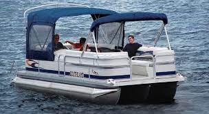 7 Best Pontoon Boats With Bathrooms Fishing Pontoon Boats Fishing Pontoon Best Pontoon Boats