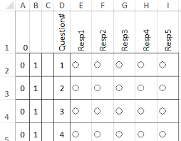 Excel Survey Template With Option Buttons