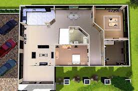 The use of clean lines inside and out, without any superfluous decoration, gives each of our modern homes an uncluttered frontage and utterly roomy. House Floor Plans Mod Sims Modern Estate Blueprints House Plans 84589