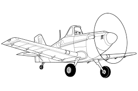 Airplane Coloring Page 07 Kostenlose Malvorlagen Malvorlagen Ausmalbilder Zum Ausdrucken