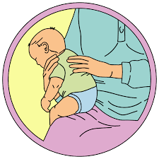 Find out the best age to stop burping a baby. Burping Your Baby Breastfeeding Start4life