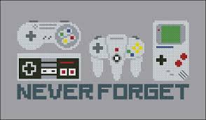 Nintendo gameboy ds having created every handheld by nintendo since. Never Forget Nintendo Digital Cross Stitch Pattern