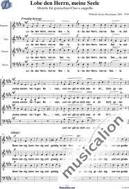 Lobe den Herrn, meine Seele (Motette) - (Wilhelm) Gustav Beckmann | Noten  zum Download