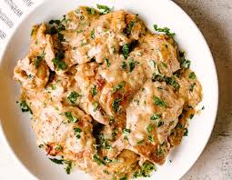 Escalopes De Poulet A La Sauce Moutarde Recette Ww Recette Escalope De Poulet Recette Escalope Recette Escalope De Poulet