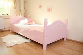 Kinderbett kate weiss und rosa print prinzessin 90×200 cm. Prinzessin Bett Rosa Weiss Oli Niki