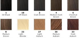 hair extensions color chart