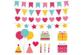 Download Birthday Party 14 Png Images Graphic By Lattesmile Creative Fabrica SVG Cut Files
