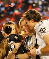 Find the perfect drew brees super bowl 44 stock photos and editorial news pictures from getty images. Saints Quarterback Drew Brees Son Takes A Turn In The Super Bowl Spotlight New Orleans Saints Football Saints Football Nfl Saints