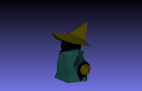 3D file Low Poly Black Mage Final Fantasy・3D printer design to  download・Cults