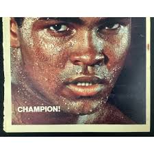 Muhammad Ali Signed Photo 10x12 Newspaper Mag Page NY Sunday News HOF Auto  JSA