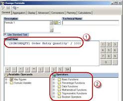 Learn About Key Characteristics Settings Cfk Rfk Formulas Learning Sap Bi Formula