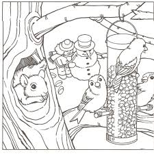 Select from 35429 printable crafts of cartoons, nature, animals, bible and many more. Winter Nature Scene Coloring Page Printable Coloring Rocks