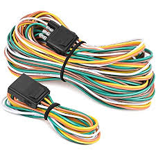 A set of wiring diagrams may be required by the electrical inspection authority to take on connection of the house to the public electrical supply system. Amazon Com Nilight 10039w 4 Pin Flat Trailer Wiring Harness Kit 18awg 25feet Male 4feet Female Wishbone Style Wiring Harness Extension Kit For Utility Boat Trailer Lights Automotive