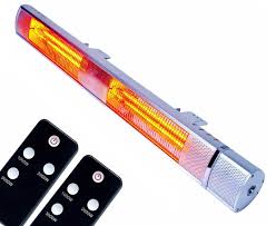This powerful heating unit works similar to the sun and Mylek 3kw Electric Weatherproof Wall Mounted Patio Heater Patiomate