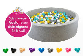 Ballebad Rund 110 Cm In Grau Mit 300 Ballen Selbst Zusammenstellbar Meinbaellebad De Kinder Zimmer Kinderzimmer Baby Kinderzimmer