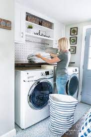 Laundry Room Makeover Reveal Small Laundry Room Makeover Diy Laundry Room Makeover Laundry Room Diy